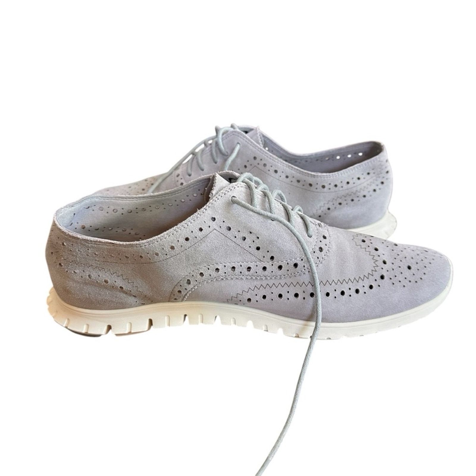 Cole Haan Cole Haan Zerogrand Wingtip Suede Oxford Sneakers Size US 10 / IT 40 - 8 Thumbnail
