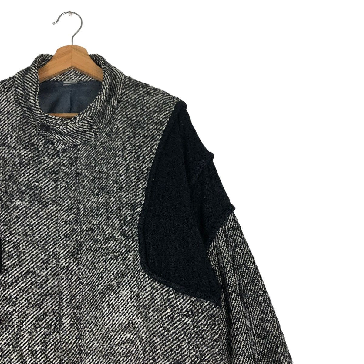Japanese Brand 🔥80’s Intermezzo Issey Miyake Herringbone Bomber Jacket Size US L / EU 52-54 / 3 - 6 Thumbnail