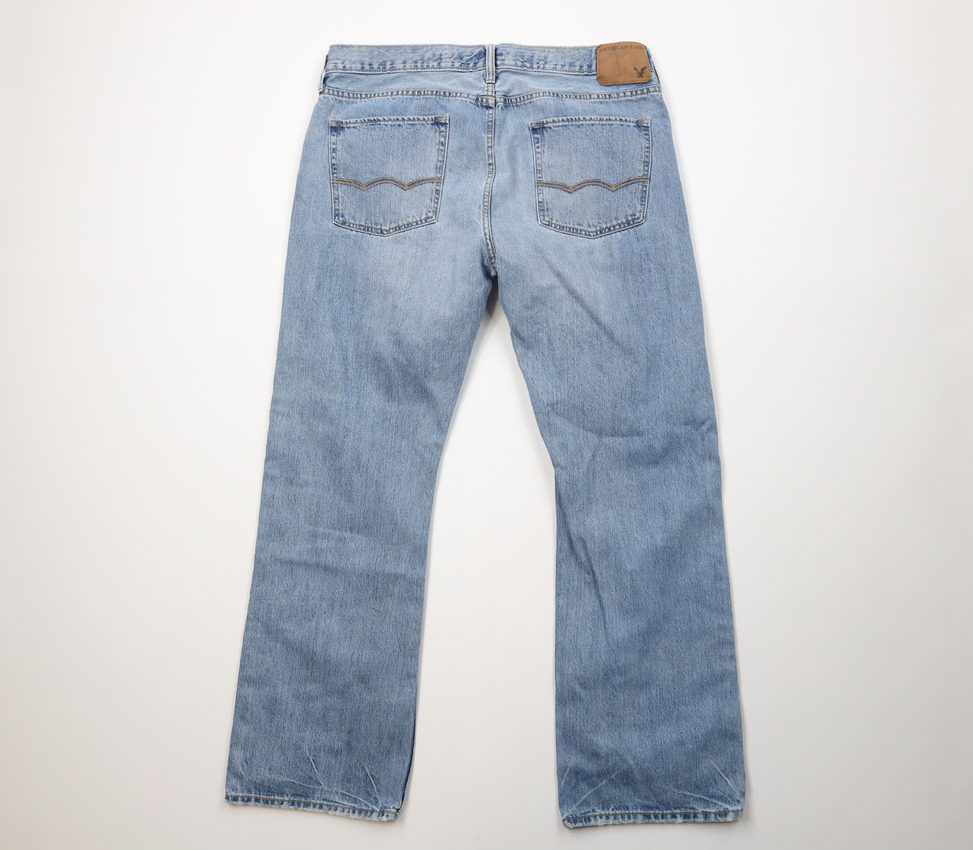 American Eagle Outfitters Vintage Y2K American Eagle Outfitters Wide Leg Denim Jeans Size US 36 / EU 52 - 10 Thumbnail