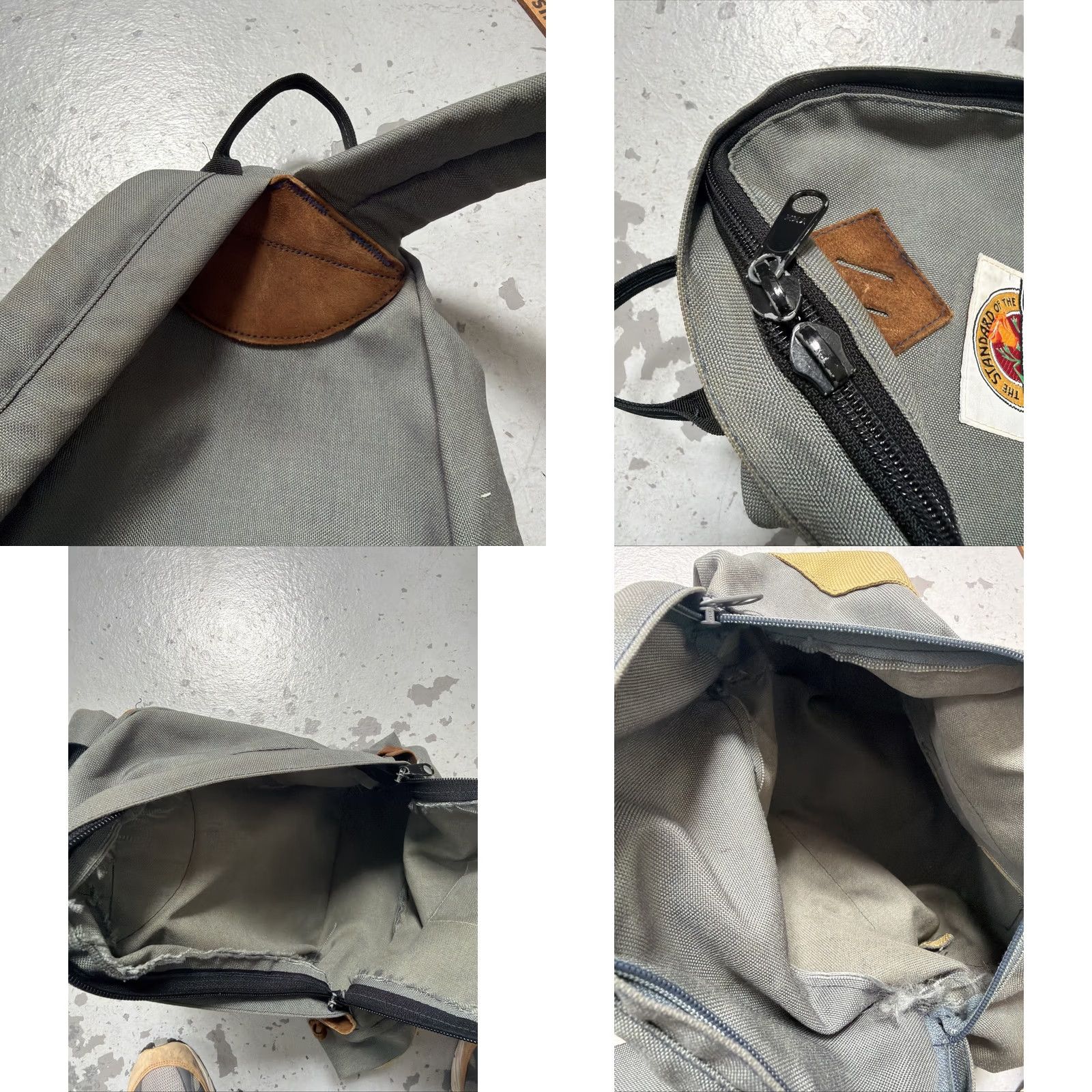 Vintage Vintage Class-5 Mountaineering Teardrop Canvas Backpack Camp Hike Trail Rucksack Size ONE SIZE - 8 Thumbnail