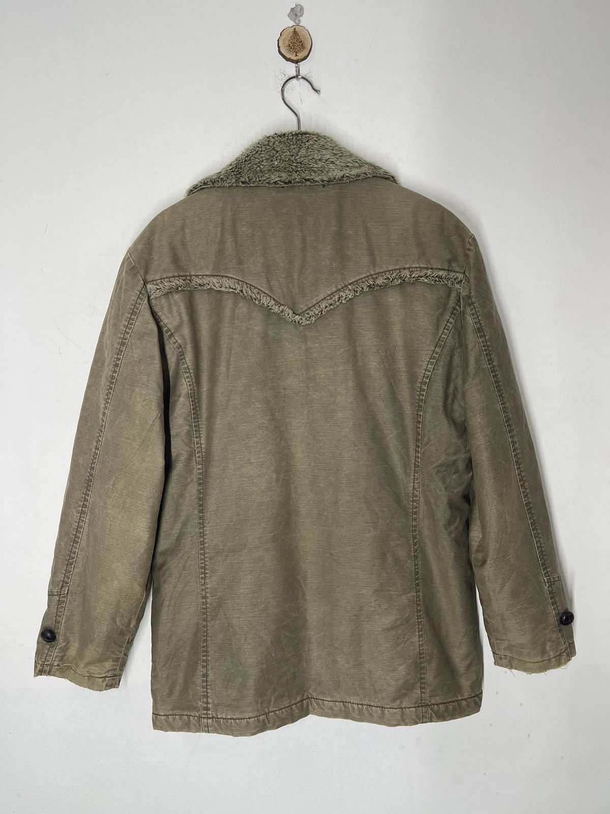 Levi's Vintage Clothing Vintage LEVIS’S Red Loop Shearling Jacket Size US M / EU 48-50 / 2 - 2 Thumbnail