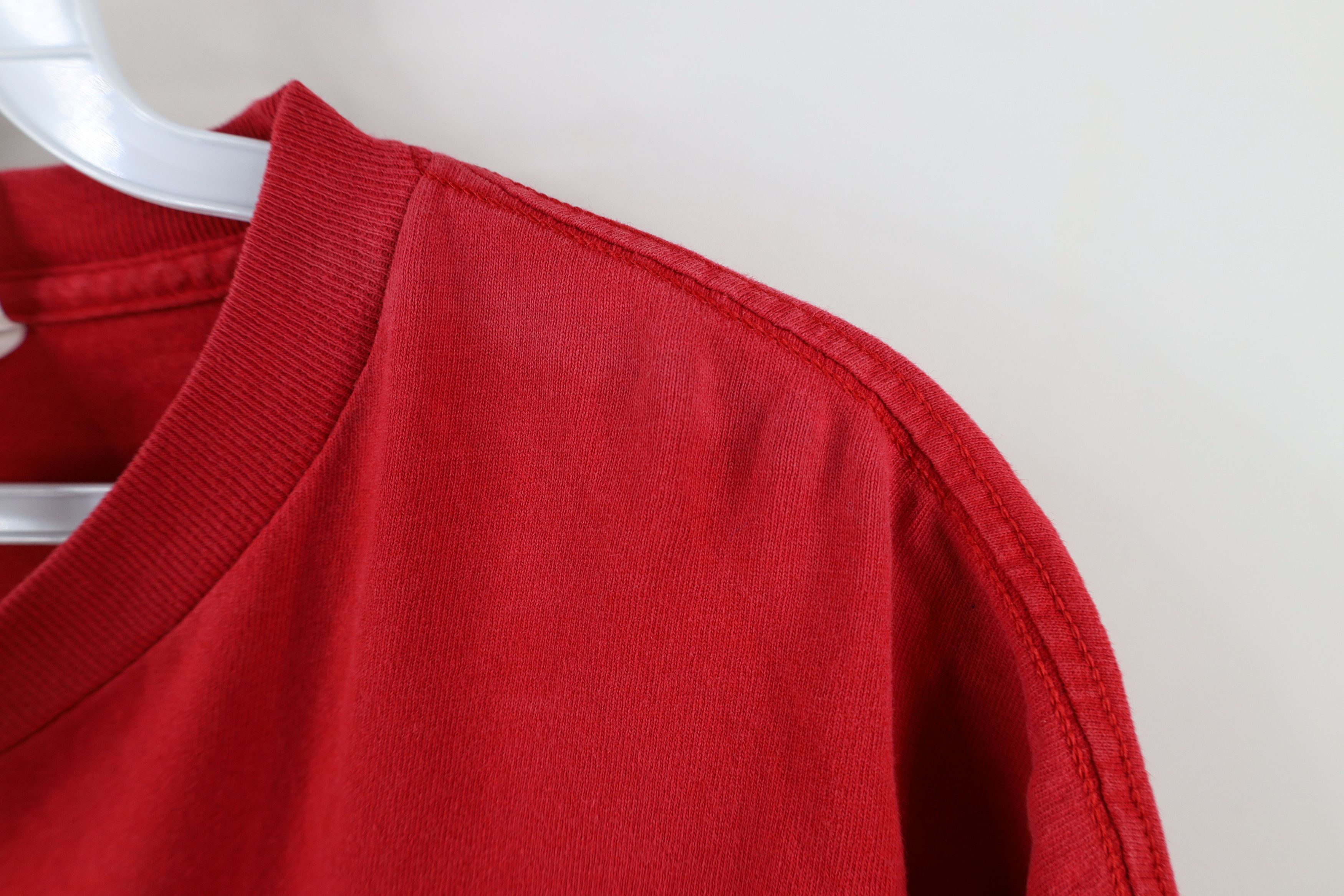 Adidas × Vintage Vintage Y2K 2003 Adidas Spell Out Short Sleeve T-Shirt Red Size US L / EU 52-54 / 3 - 8 Thumbnail