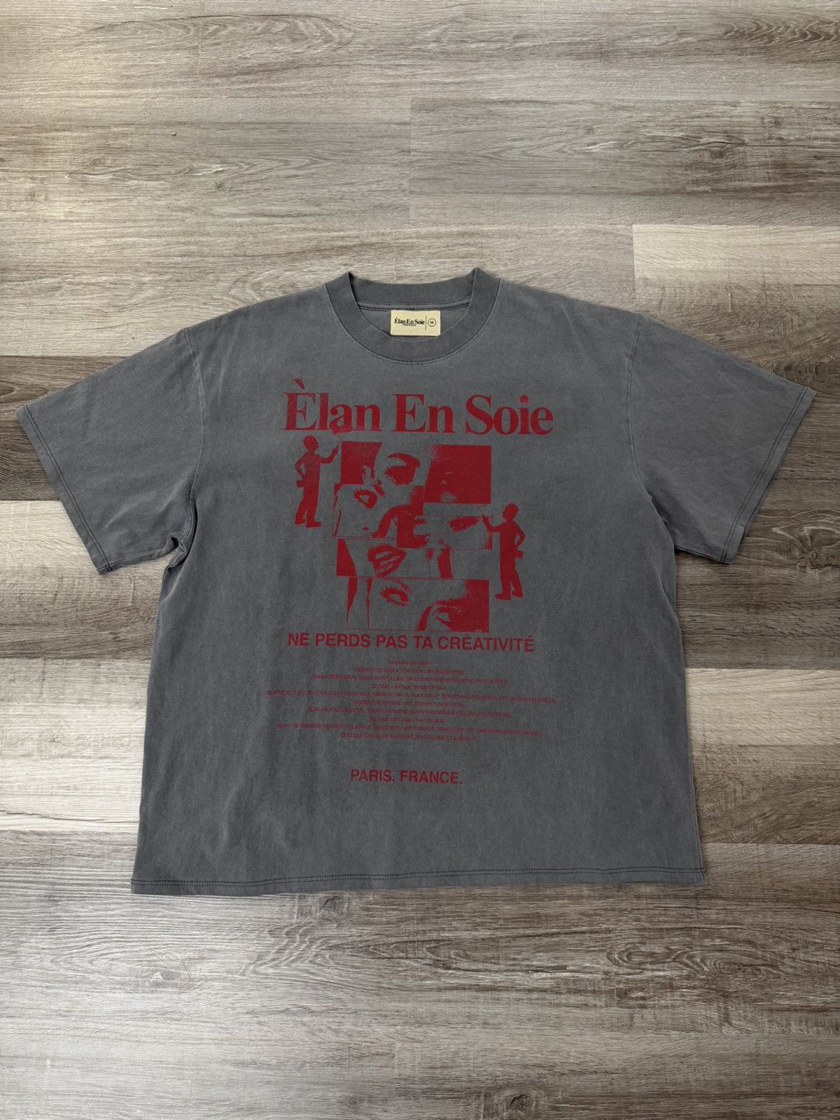 Èlan En Soie Creative Stone Grey Tee