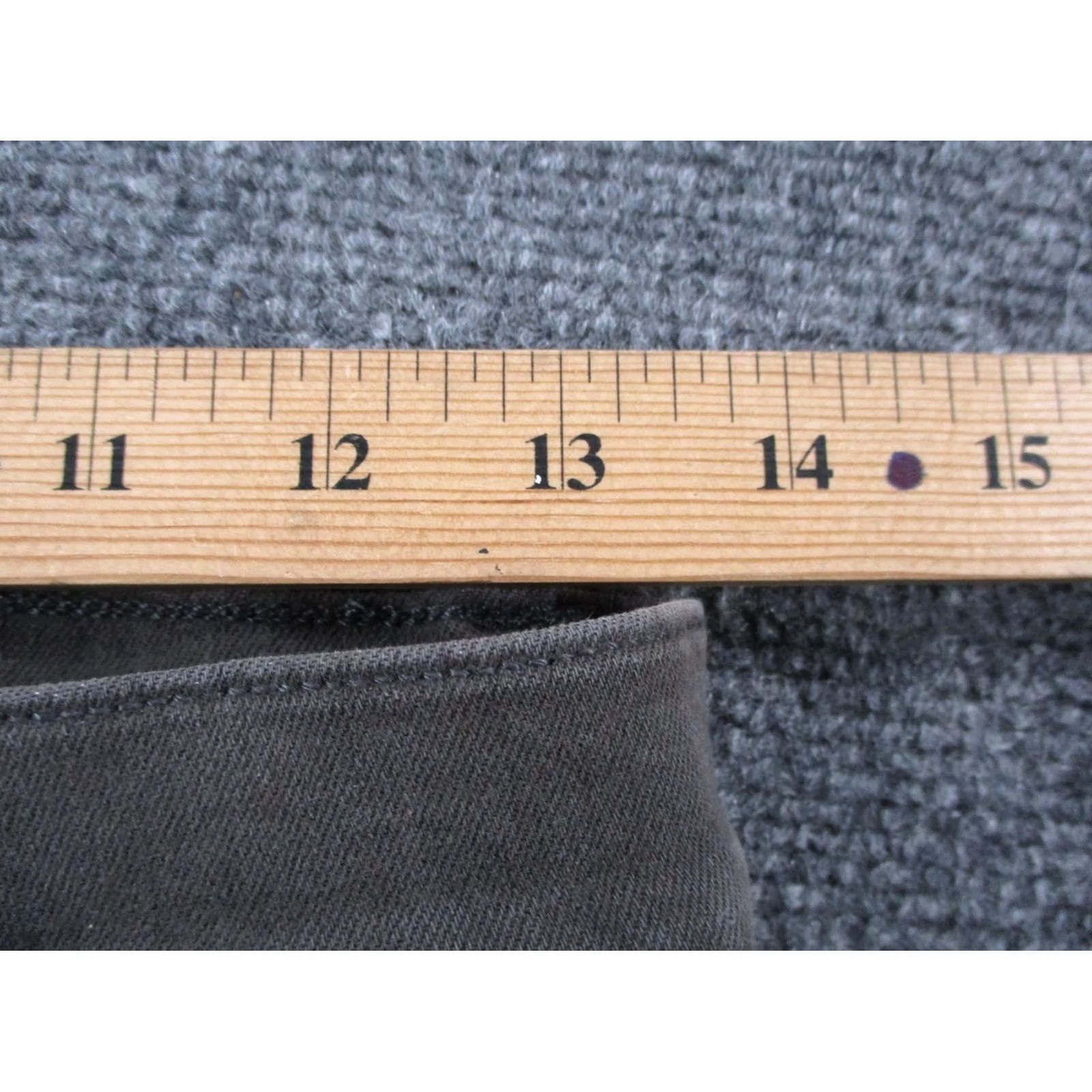 Imogene + Willie Imogene & Willie Pants Womens XS Gray Slim Trouser Canvas Straight Cropped USA Made Size 26" / US 2 / IT 38 - 6 Thumbnail