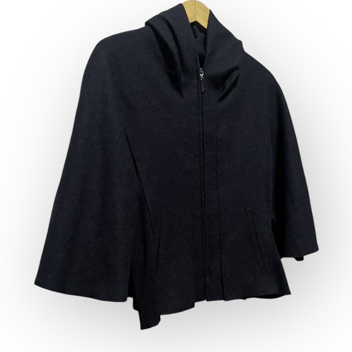 Hiroko Koshino Homme × Japanese Brand Hiroko koshino poncho Jacket Size M / US 6-8 / IT 42-44 - 3 Thumbnail