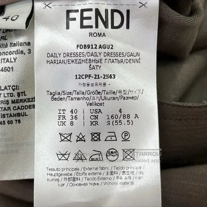 Fendi Fendi Dress Size XS / US 0-2 / IT 36-38 - 4 Thumbnail