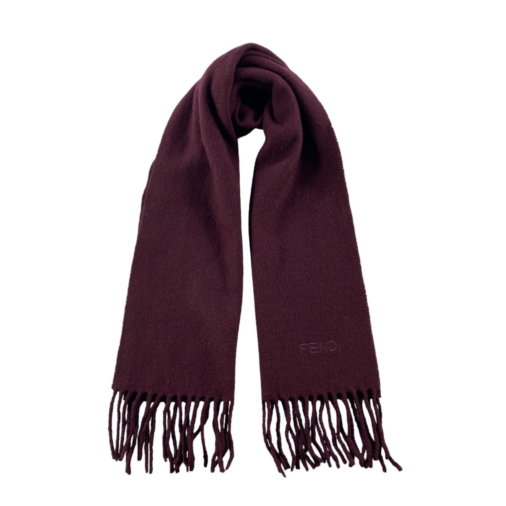 Fendi × Vintage Fendi Scarf / Muffler / Neckwear - WW1007 Size ONE SIZE - 1 Thumbnail