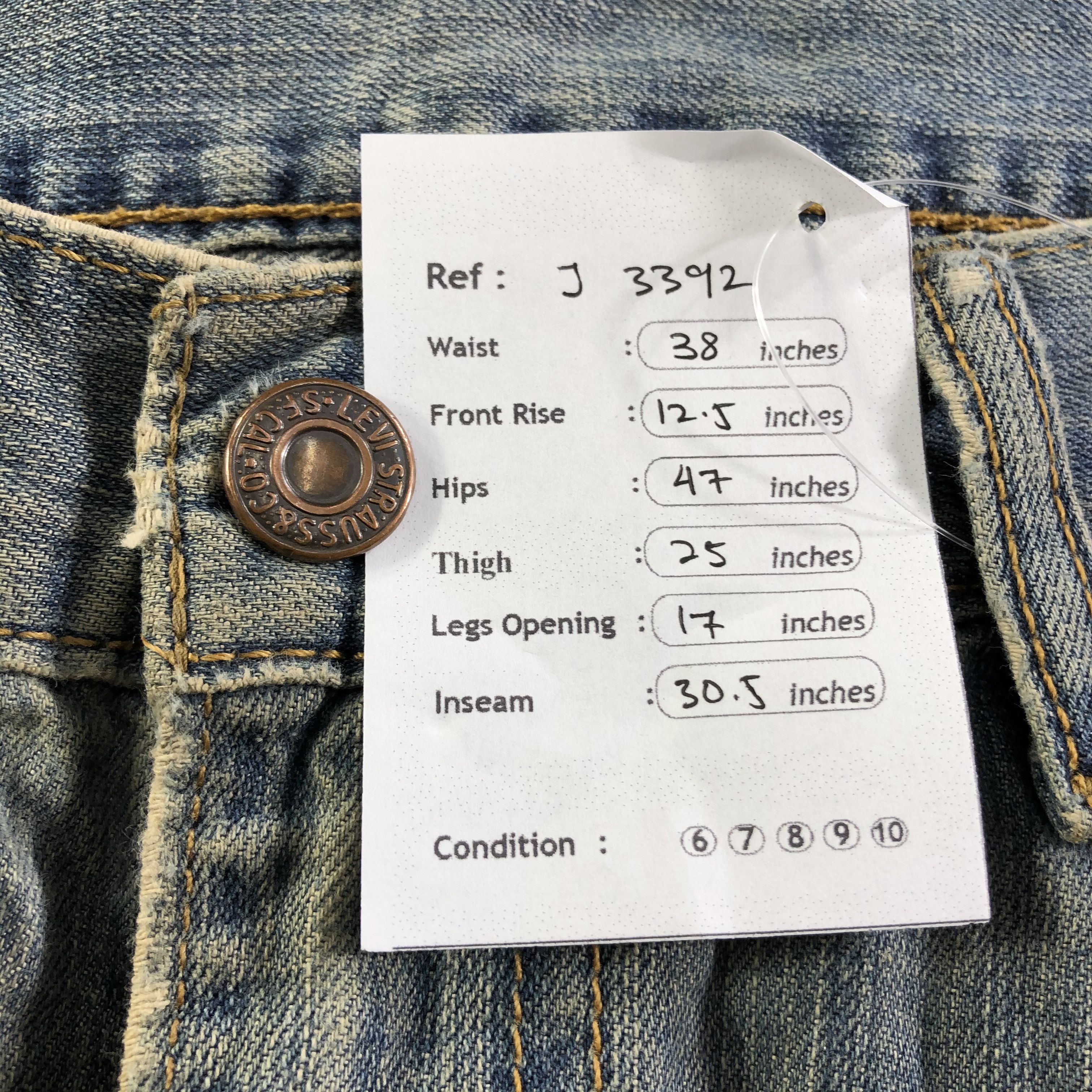 Levi's Vintage Levis 505 Jeans-J3392 Size US 38 / EU 54 - 13 Thumbnail