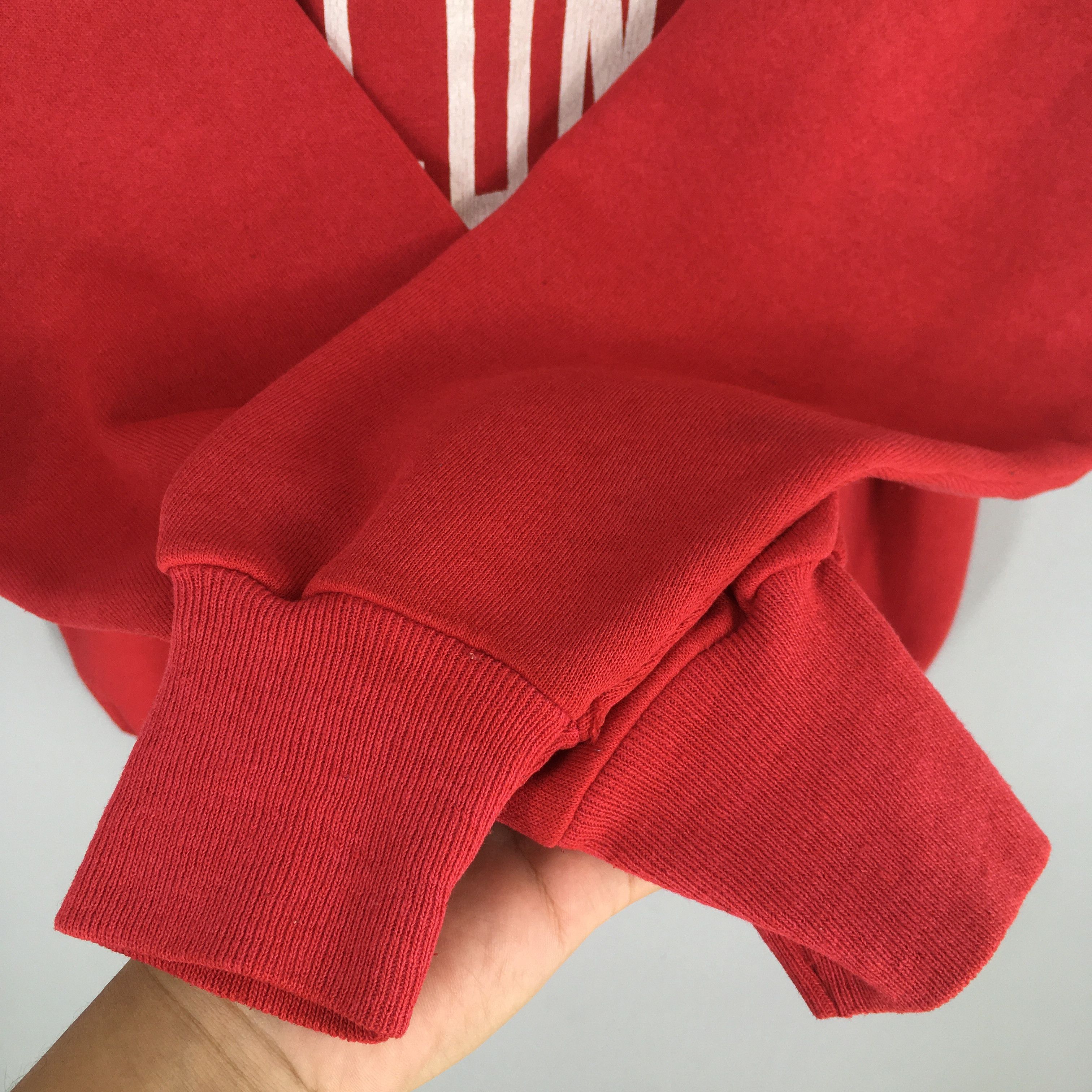 Other Vintage 90s University Of Wisconsin Red Sweatshirt XLarge Size US XL / EU 56 / 4 - 4 Thumbnail
