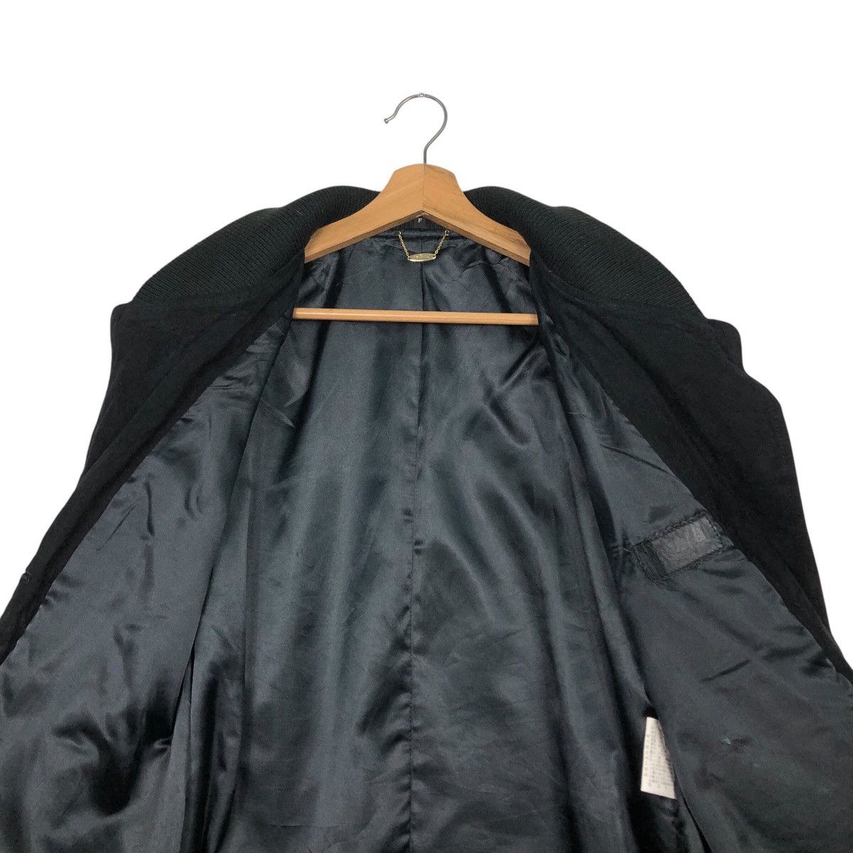 Japanese Brand 📌Rich Black Vintage Leather Jacket Prinzipal Issey Miyake Size US M / EU 48-50 / 2 - 15 Thumbnail