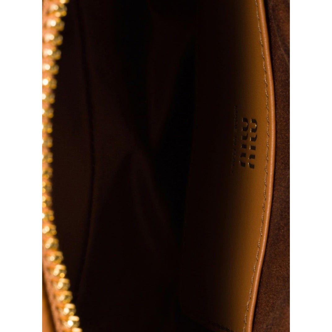 Miu Miu MIU MIU Beau Small $2500 Cognac Leather Top Handle New & Aut Size ONE SIZE - 4 Thumbnail