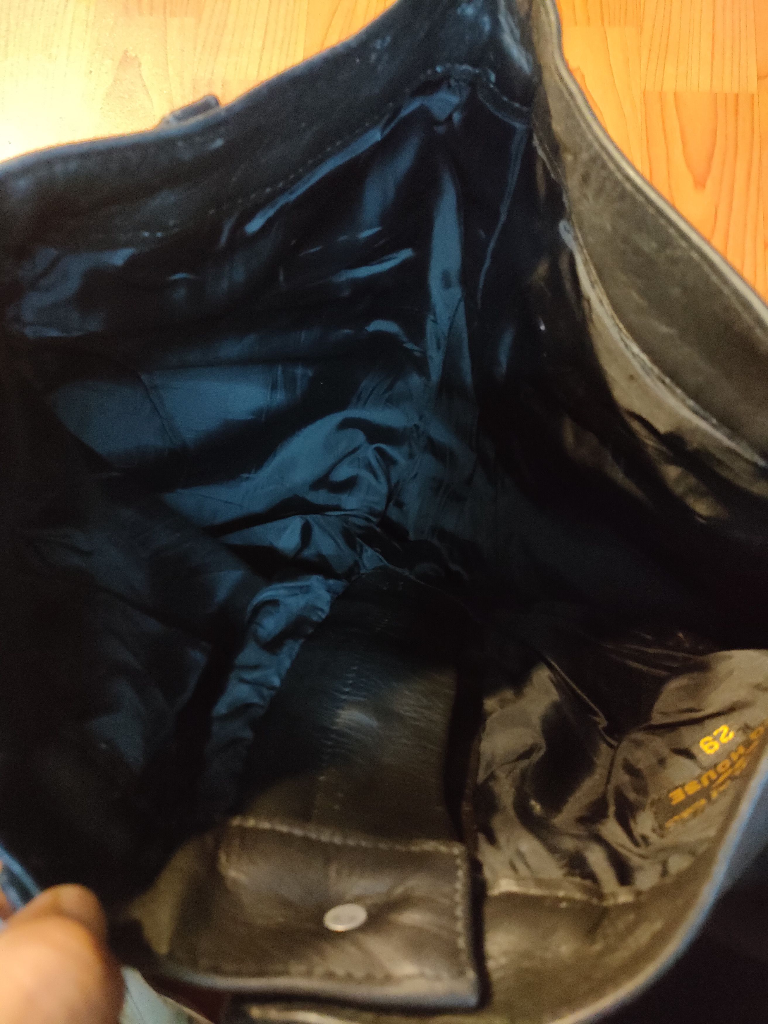 Japanese Brand Dog House Leather Pants Size US 29 - 4 Thumbnail