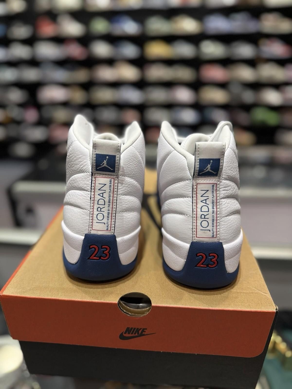Jordan Brand Air Jordan 12 Retro 2025 White French Blue 10 NEW Size US 10 / EU 43 - 4 Thumbnail