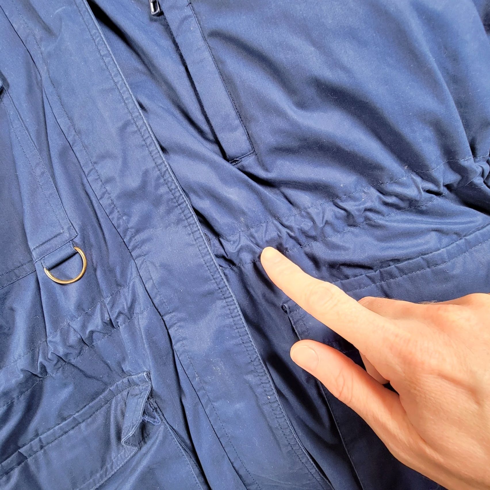 Eddie Bauer VINTAGE Eddie Bauer Jacket Coat Goose Down Puffer Navy Blue Made in USA Mens L Size US L / EU 52-54 / 3 - 6 Thumbnail