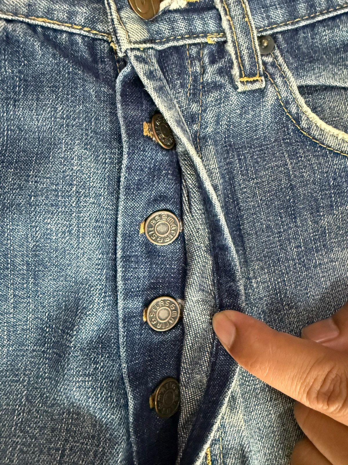 Japanese Brand SILAS JAPANSESE DISTRESSED JEANS Size US 29 - 4 Thumbnail