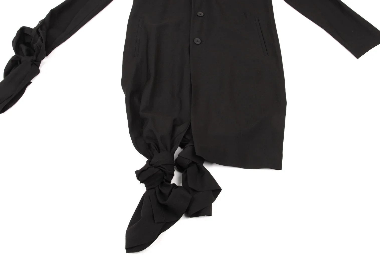 Yohji Yamamoto Yohji Yamamoto Hard Twist Gabardine Set Up Black Size US S / EU 44-46 / 1 - 5 Thumbnail