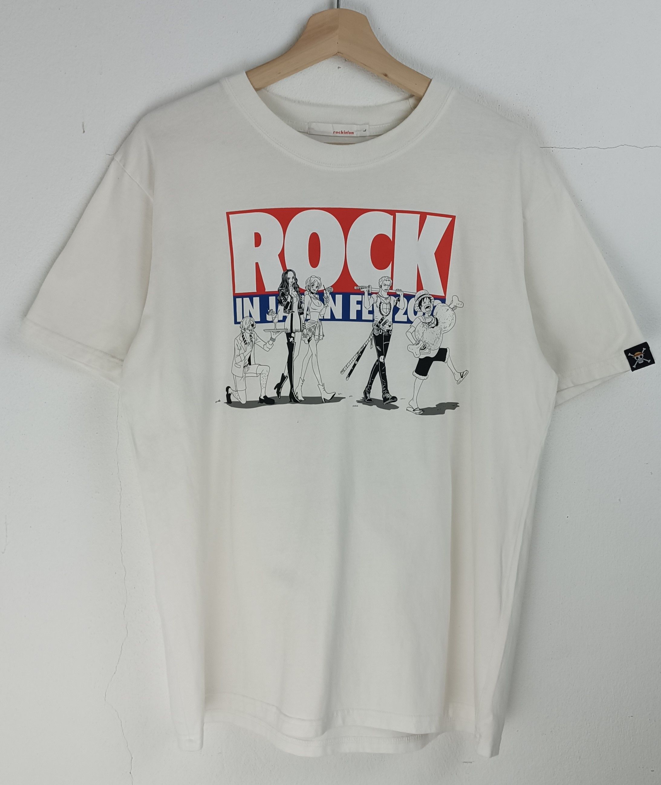 Anime ONE PIECE X ROCK IN JAPAN 2022 TEE ANDROP 9MM ALEXANDROS Size US L / EU 52-54 / 3 - 3 Thumbnail