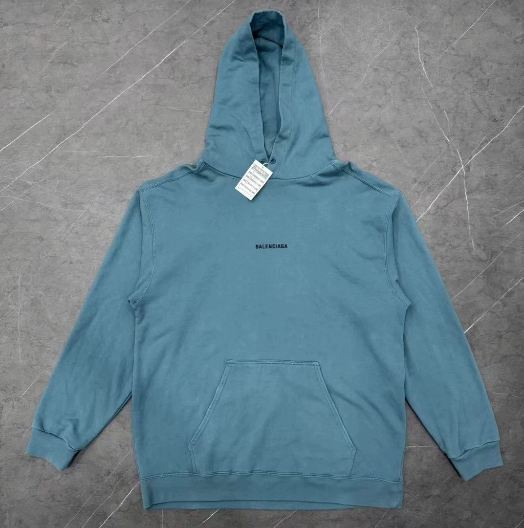 Balenciaga 23FW Logo Embroidered Hoodie