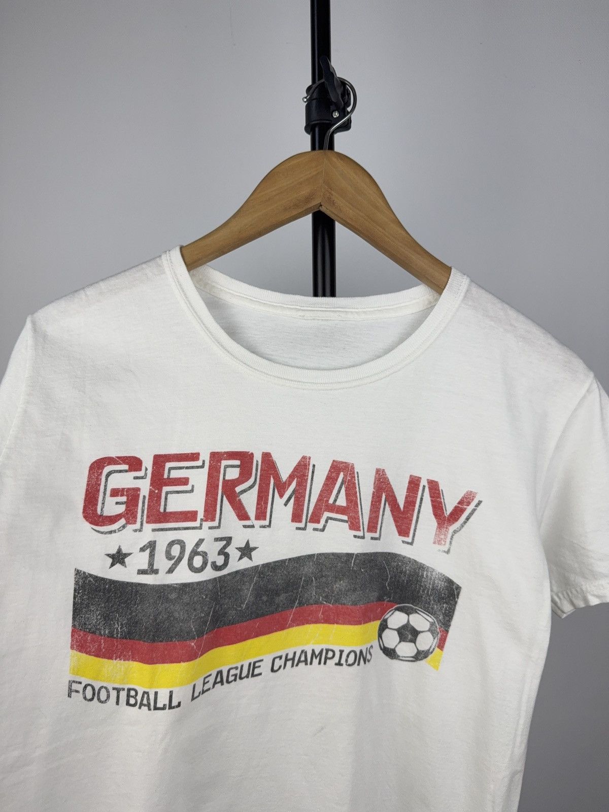 Vintage Germany Football 1963 Vintage Style T-Shirt Retro Soccer Size US M / EU 48-50 / 2 - 2 Thumbnail