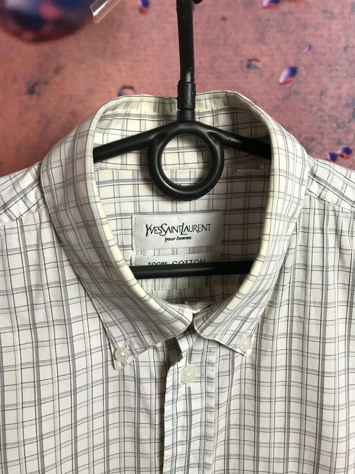 Yves Saint Laurent Vintage YSL Yves saint Lauren luxury shirt Size US M / EU 48-50 / 2 - 2 Thumbnail