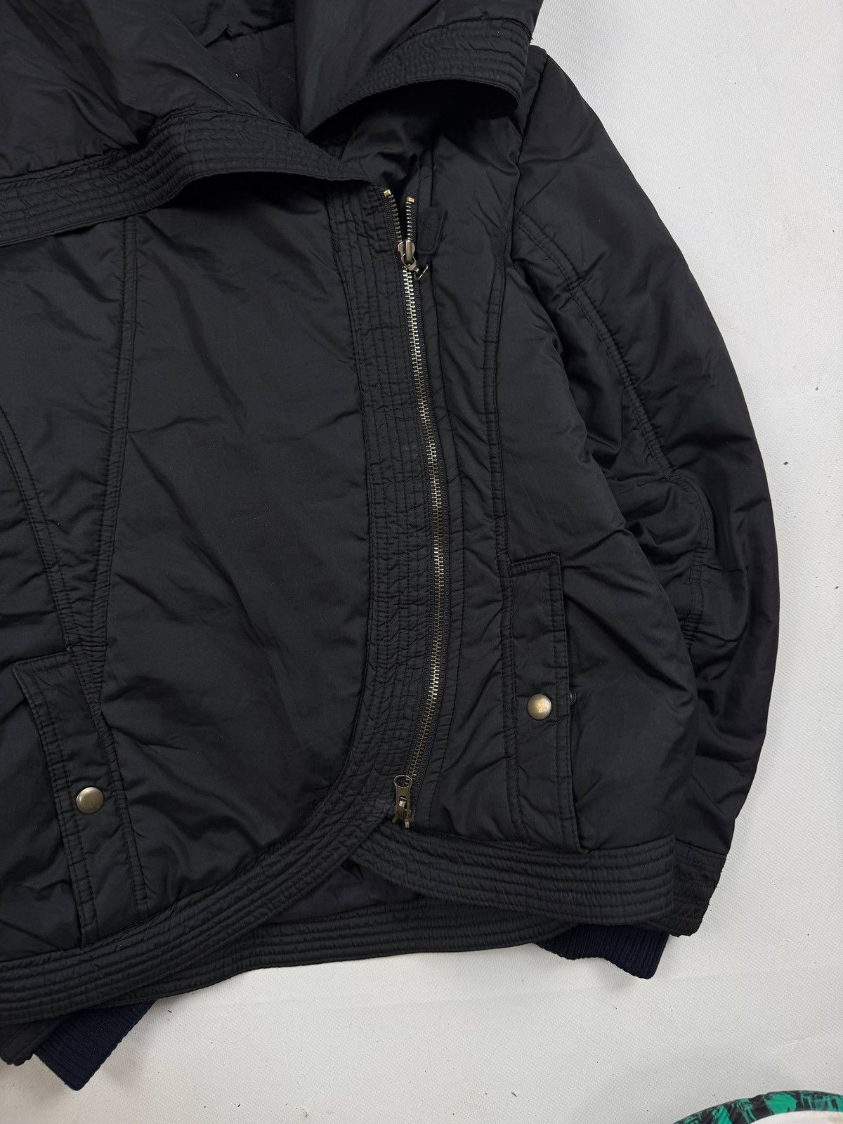 Other Avant Garde Morgan De Toi Asymmetric Zip Puffer Jacket Black Size S / US 4 / IT 40 - 3 Thumbnail