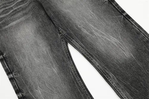 Jean Heavy punk washed distressed retro straight flared jeans y2k Size US 32 / EU 48 - 6 Thumbnail