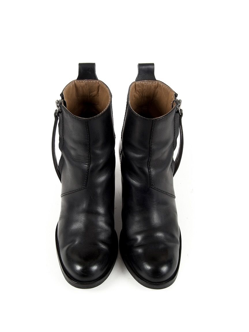 Acne Studios Acne Studios Black Zip Boots Eu37 Size US 7 / IT 37 - 2 Thumbnail