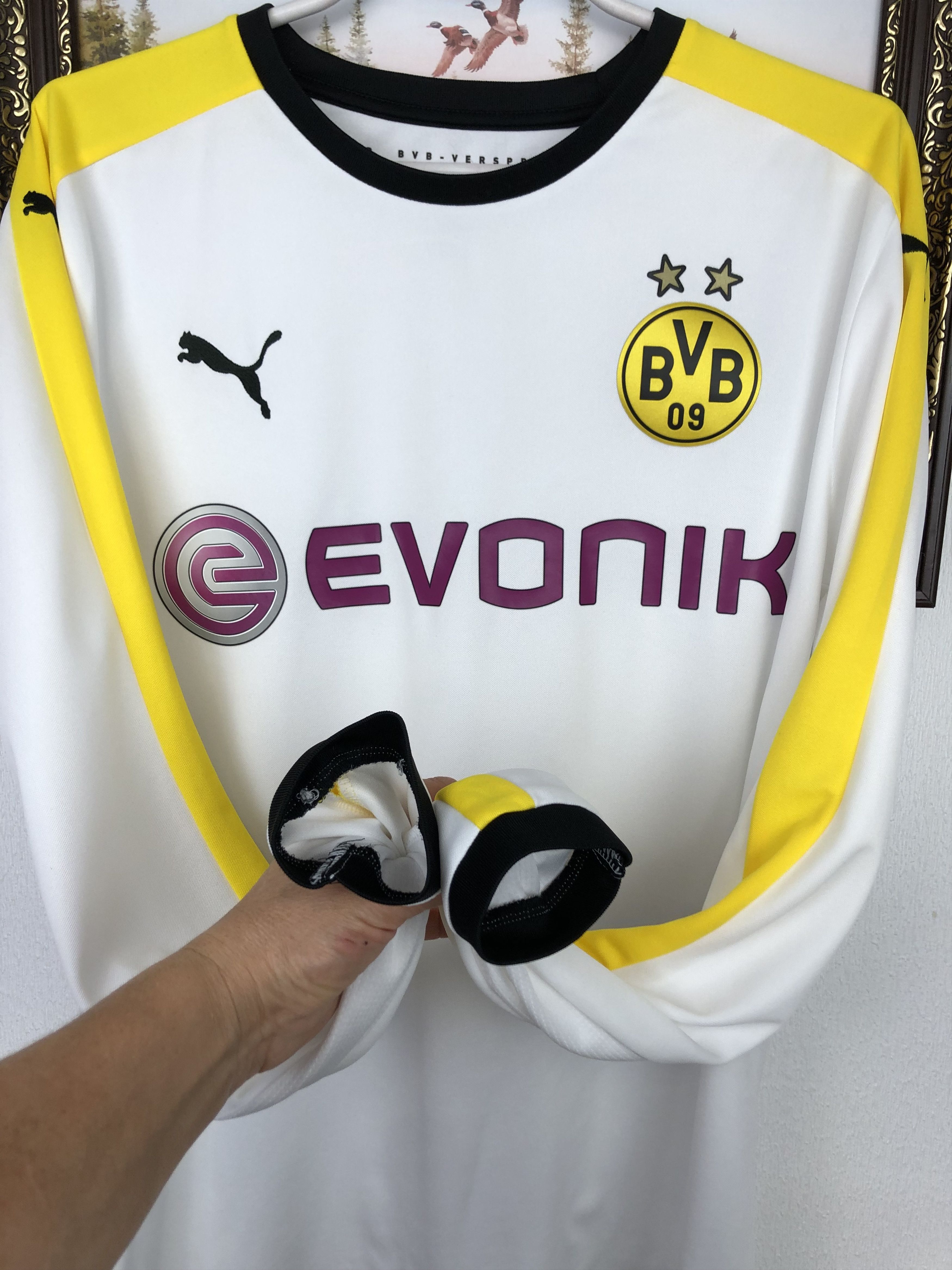 Other Borussia Dortmund football shirt Soccer Long Sleeve Tee Size US L / EU 52-54 / 3 - 5 Thumbnail