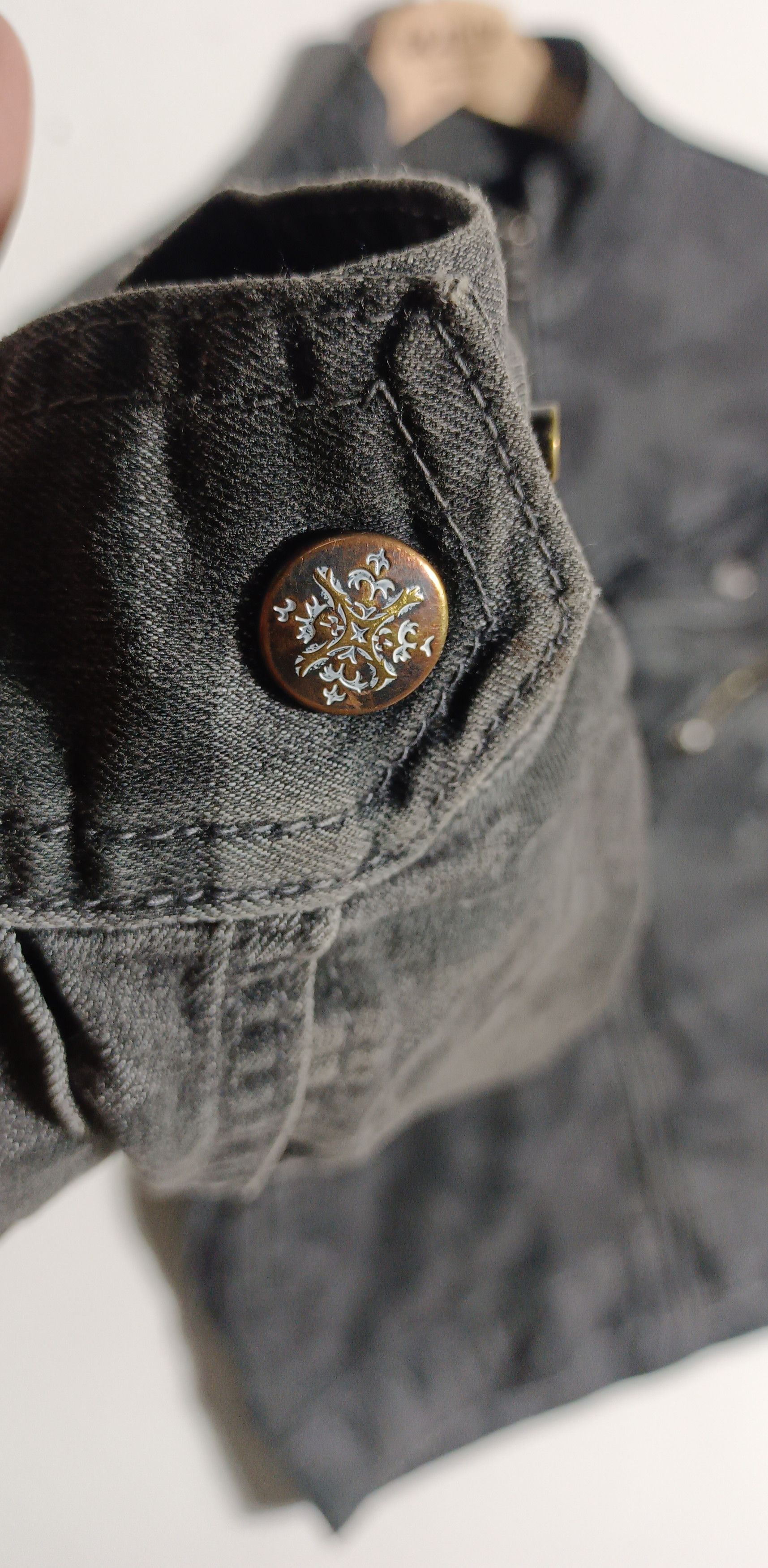 Japanese Brand Jawin Camouflage Denim Tactical Pocket Jacket Size US L / EU 52-54 / 3 - 6 Thumbnail