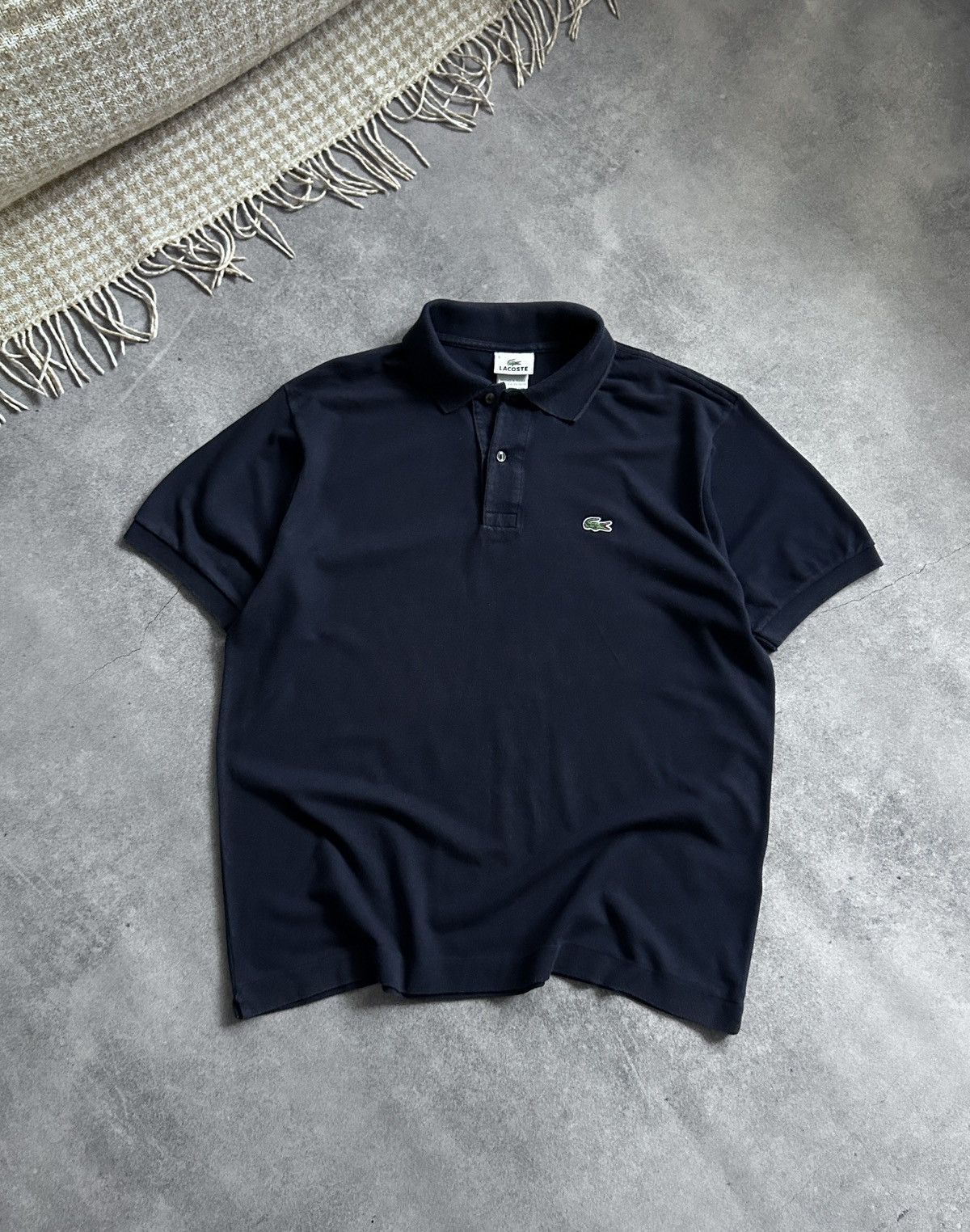 Lacoste × Vintage Vintage Lacoste Polos blue mens size M luxury Size US M / EU 48-50 / 2 - 1 Thumbnail