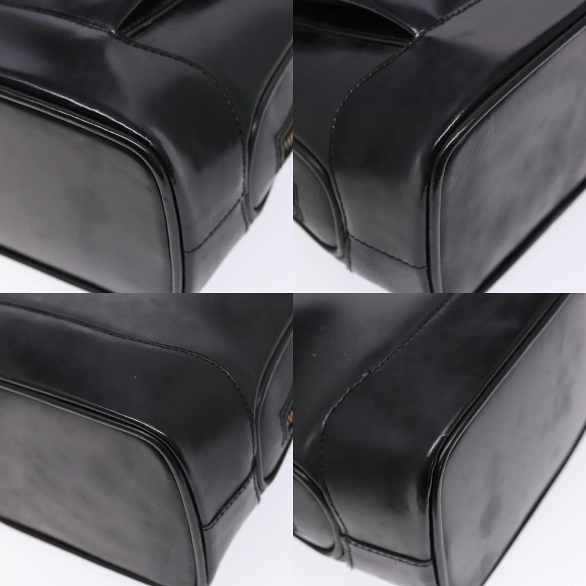 Gucci GUCCI Shoulder Bag Leather Black Gold 001 3444 001 3444 Size ONE SIZE - 10 Thumbnail