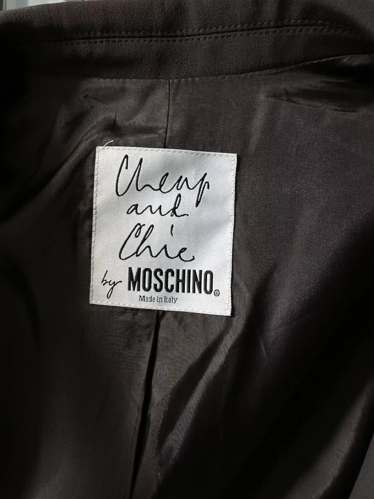 Moschino Moschino Cheap and Chick Blazer Jacket Gray Womens Coat Size M / US 6-8 / IT 42-44 - 8 Thumbnail
