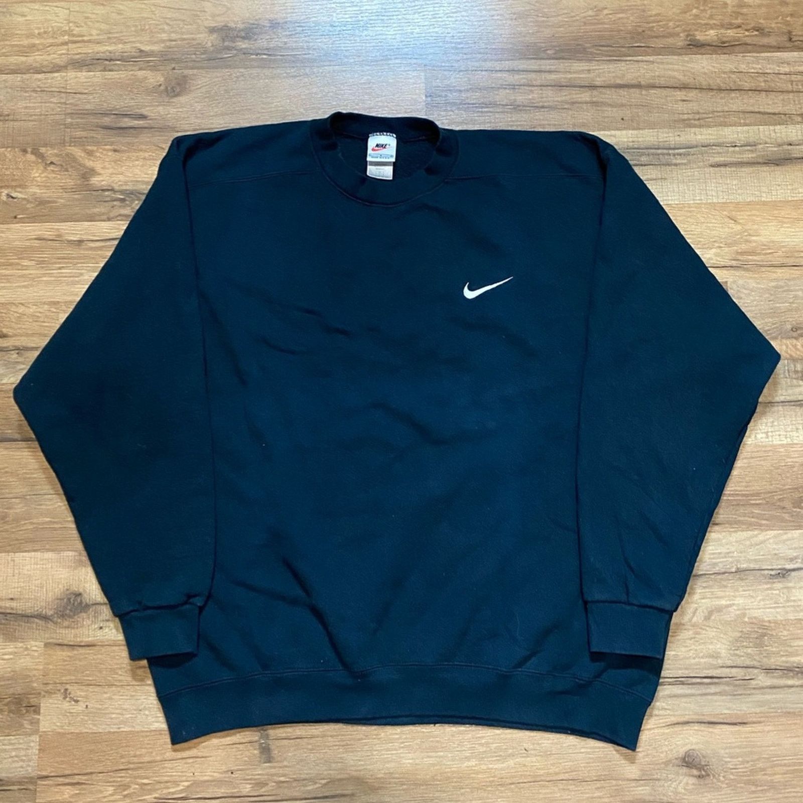 Nike 90s Nike solo swoosh crewneck Size US L / EU 52-54 / 3 - 1 Thumbnail