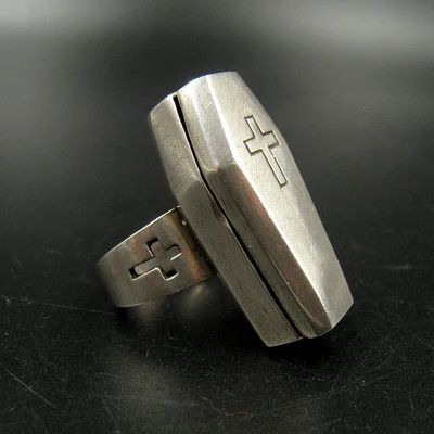 Japanese Brand × Jewelry × Vintage Gothic Antique Cross Ring Size ONE SIZE - 2 Thumbnail