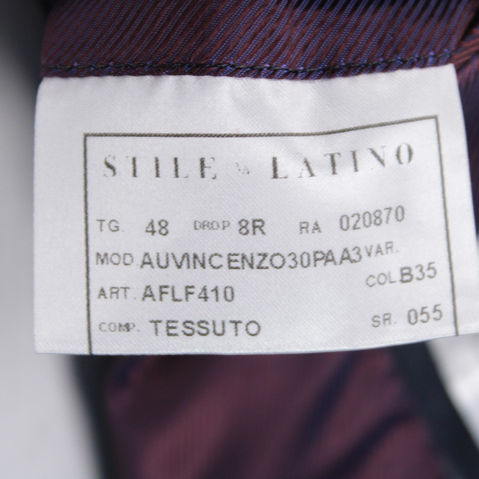 Other Stile Latino Suit Size US 38 Regular in Blue Size 38R - 9 Thumbnail