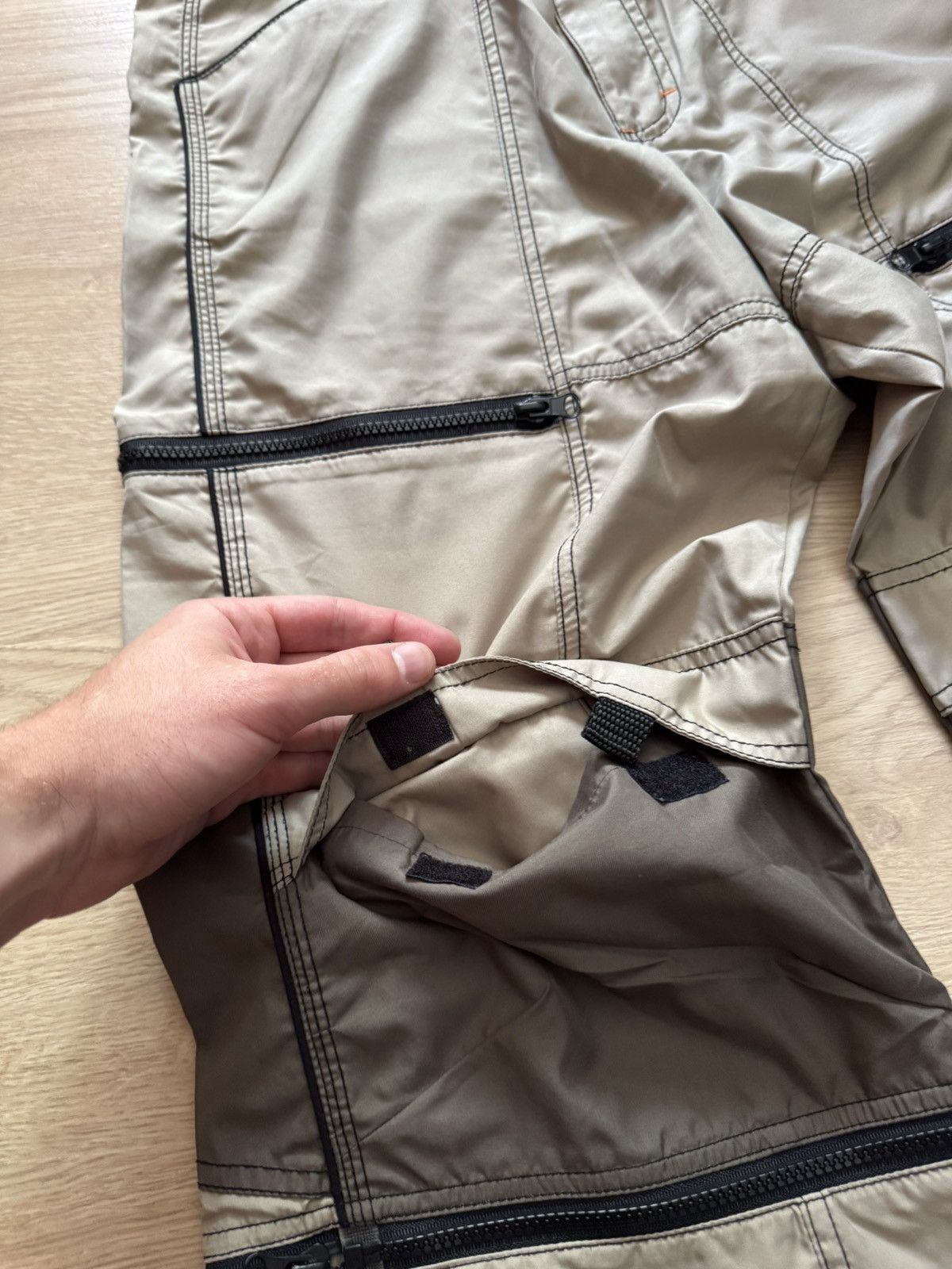 Japanese Brand Vintage Mogul y2k Japanese Transformers Baggy Nylon Pants Size US 30 / EU 46 - 3 Thumbnail
