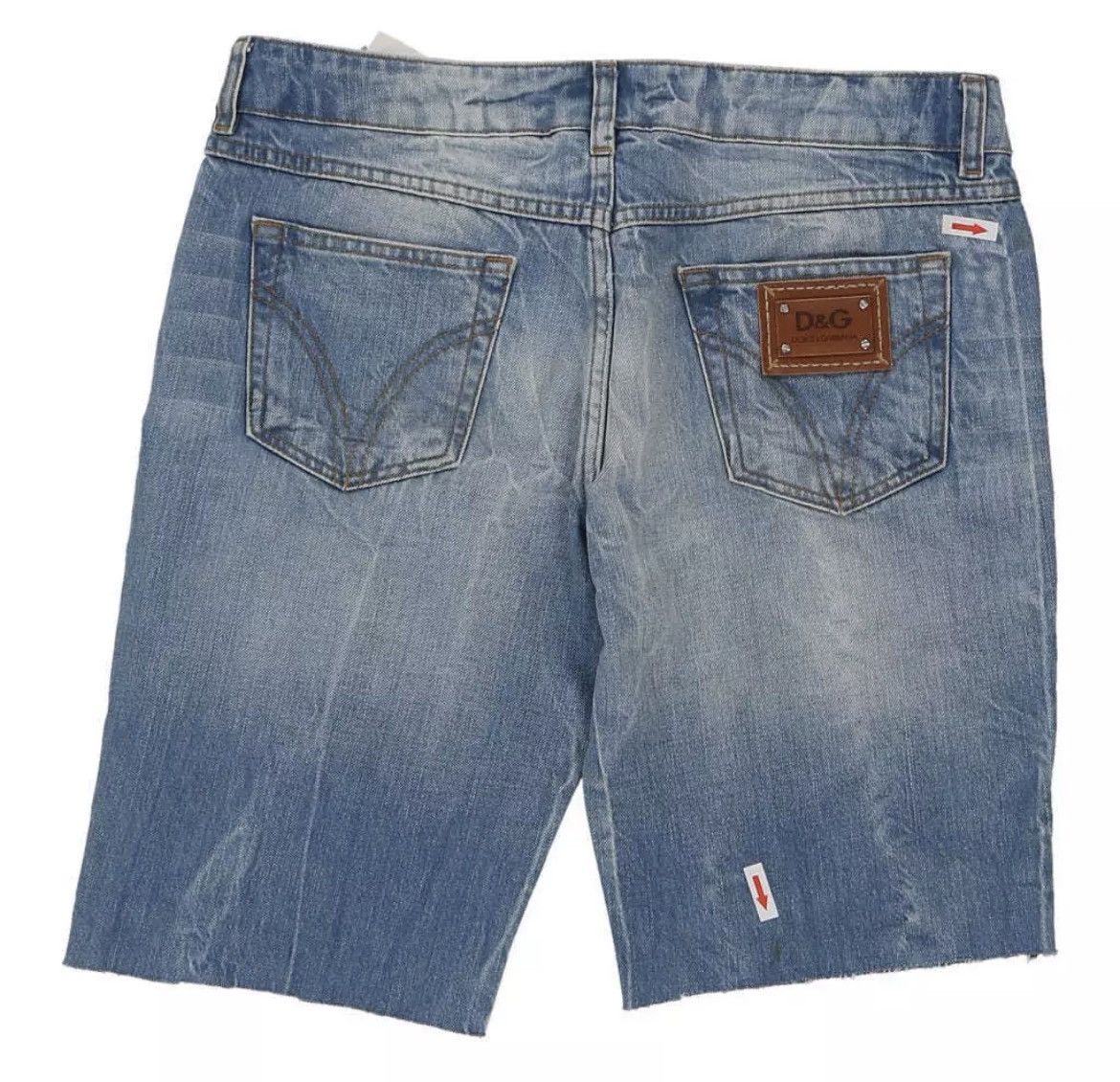 Dolce & Gabbana Dolce & Gabbana Denim Shorts - 32W UK 10 Blue Cotton Size 32" / US 10 / IT 46 - 1 Thumbnail