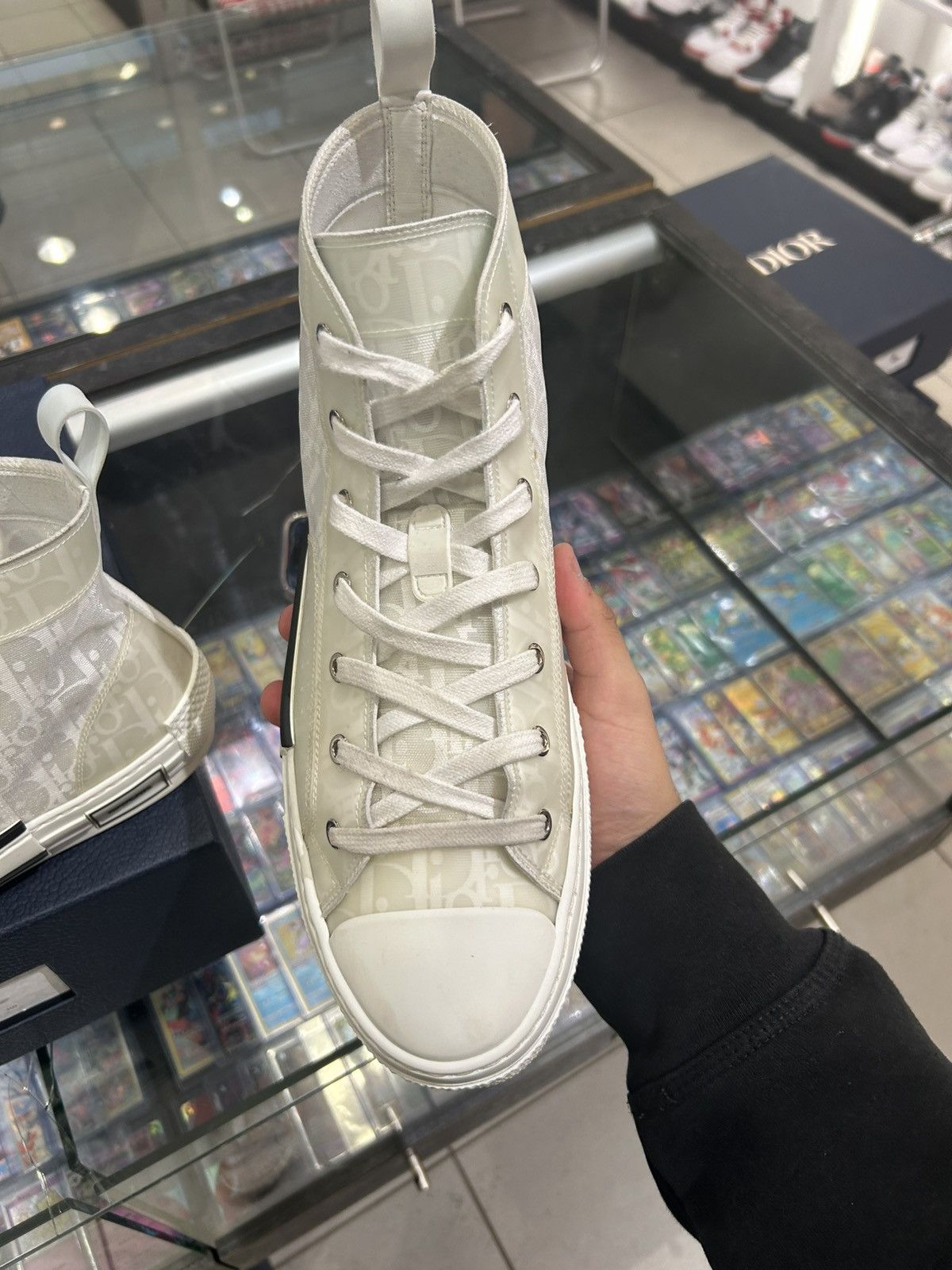 Dior Dior b23 High white oblique Size US 10 / EU 43 - 7 Thumbnail
