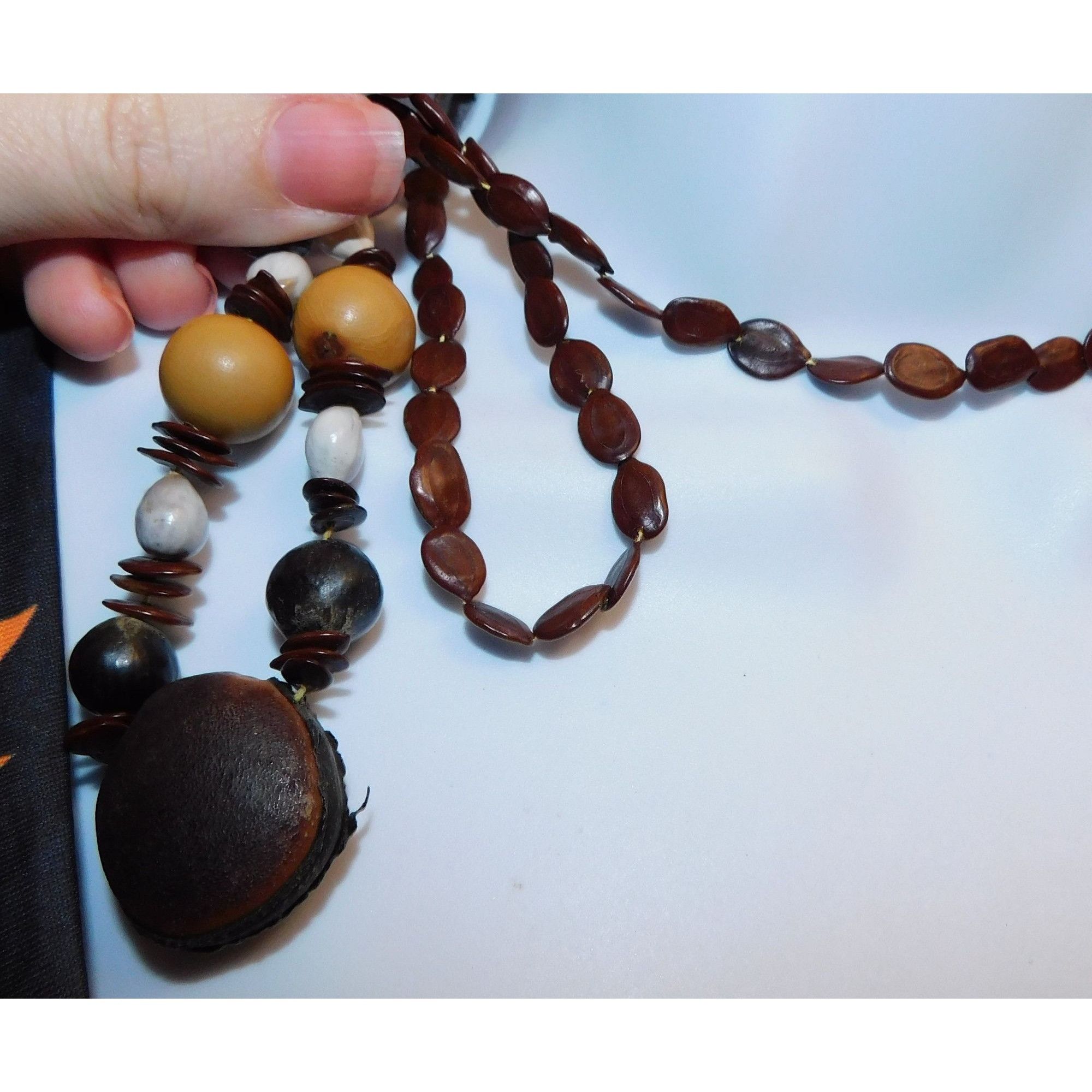 Other Handmade Nature Inspired Assorted Seed Necklace Size ONE SIZE - 4 Thumbnail