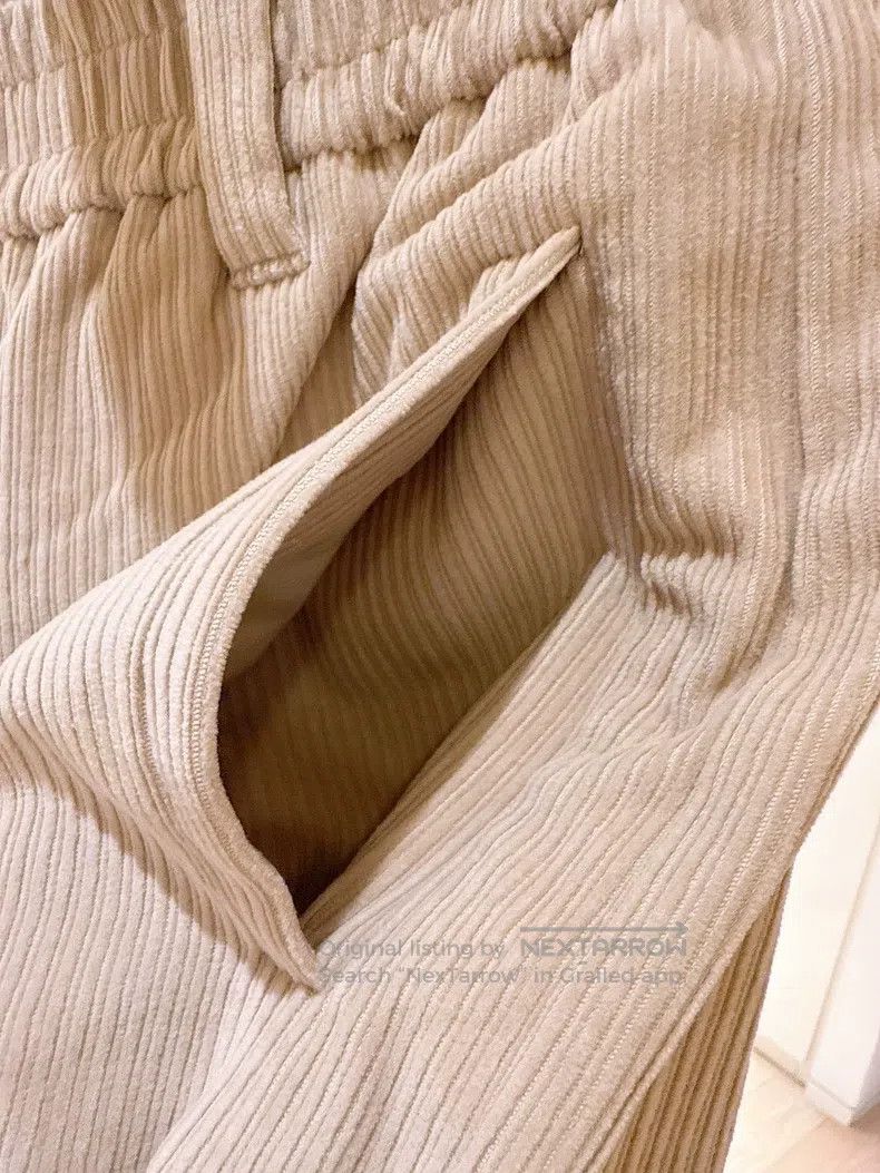 Brunello Cucinelli Brunello Cucinelli Khaki corduroy wide-leg pants Size 24" / US 00 / IT 34 - 5 Thumbnail
