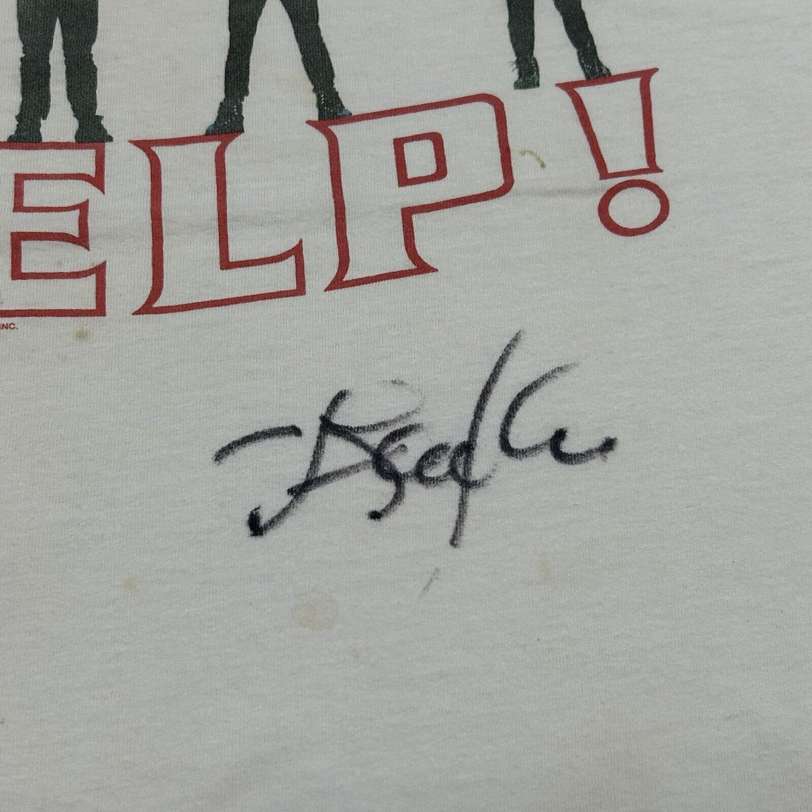 Band Tees × Vintage Vintage The Beatles Autographed Signed Band Tee Size XL RARE Size US XL / EU 56 / 4 - 4 Thumbnail