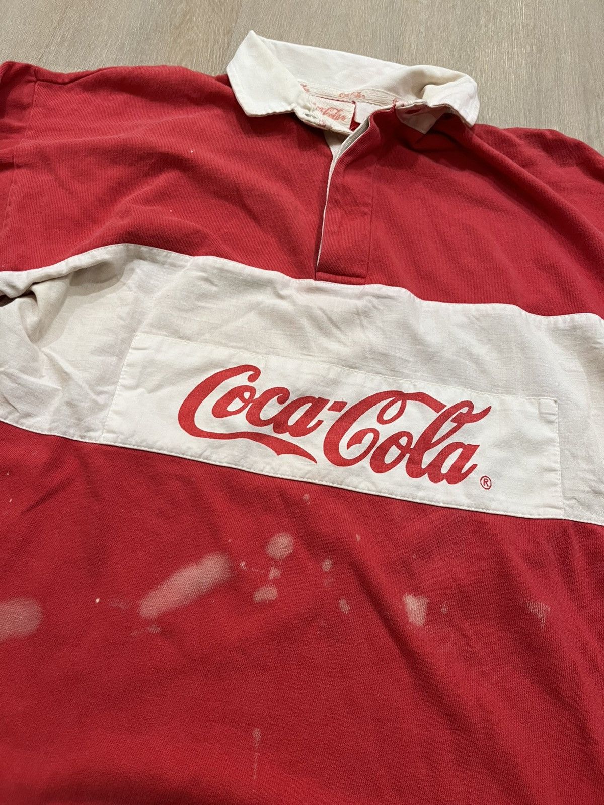 Supreme Vintage Coca-Cola Rugby Long Sleeve Size US L / EU 52-54 / 3 - 1 Thumbnail