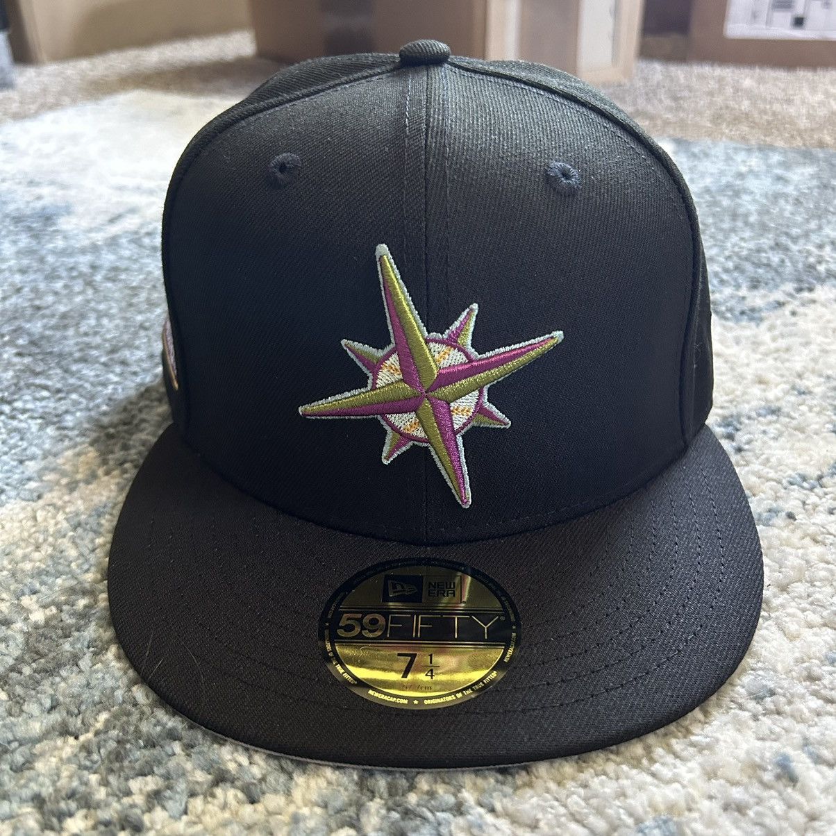 MyFitteds 7 1/4 SEATTLE MARiNERS 1962 WORLD’S FAiR MLB NEW ERA FiTTED Size ONE SIZE - 12 Thumbnail