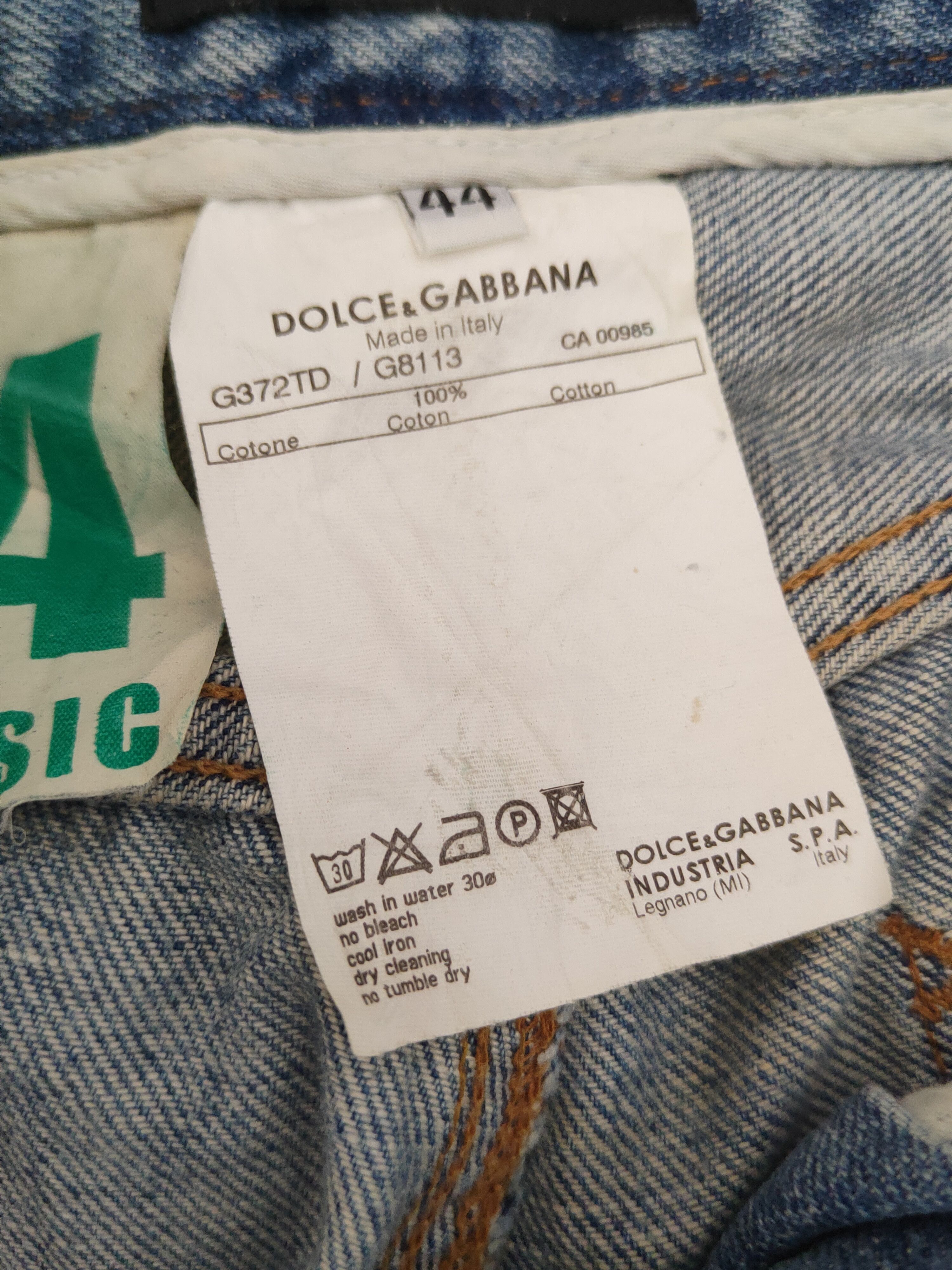 Dolce & Gabbana DL Dolce & Gabbana D&G Blue Distressed Ripped Jeans #W1867 Size 30" / US 8 / IT 44 - 16 Thumbnail