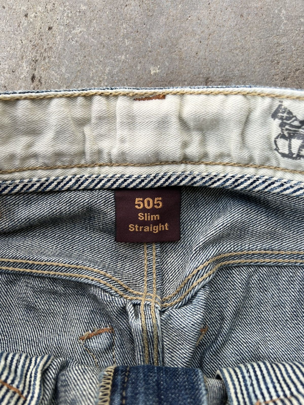 Levi's Beautiful Repaired Vintage Levi's 505 Denim Pants Size US 29 - 5 Thumbnail