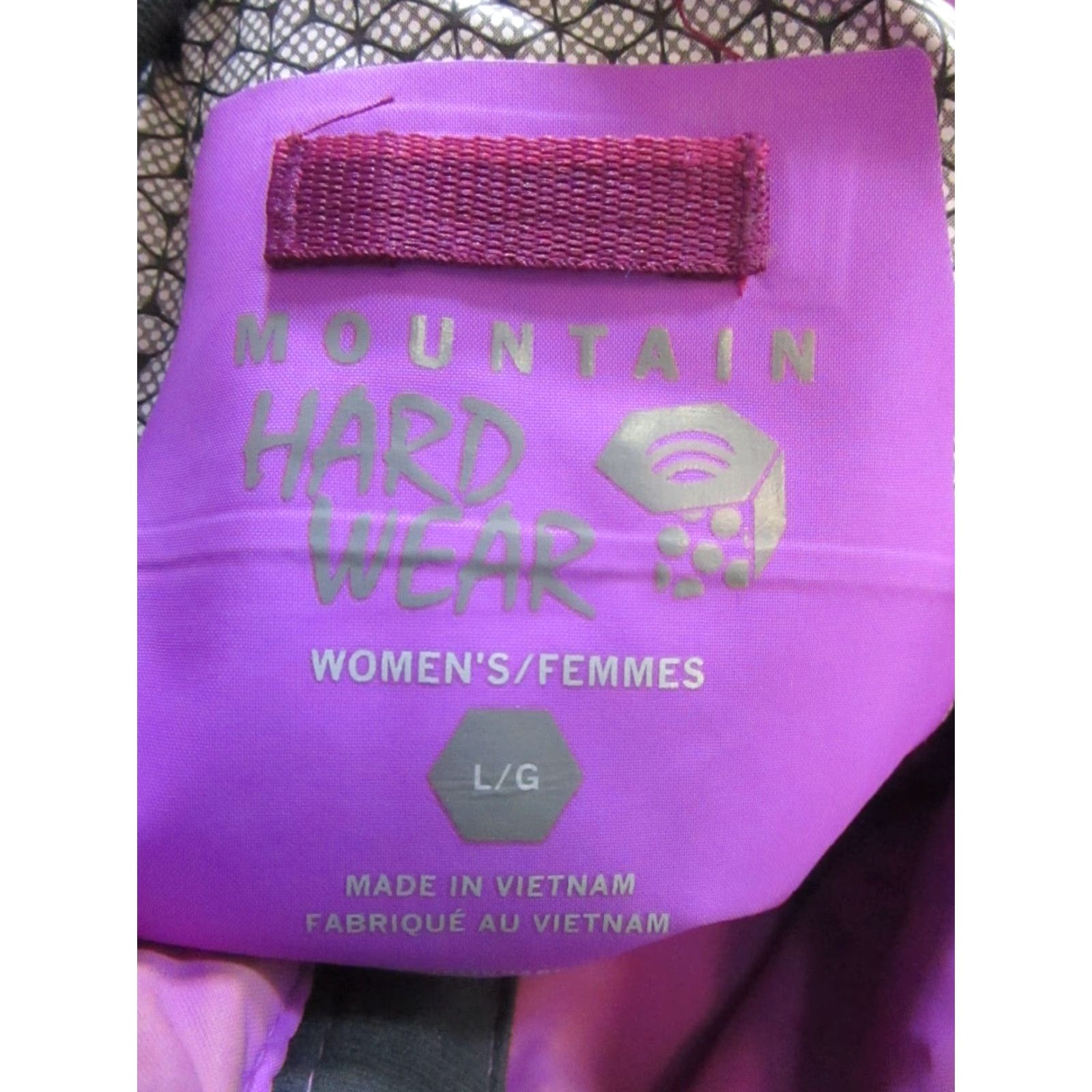 Mountain Hardwear Mountain Hardwear Rain Jacket Womens Large Purple Full Zip Jacket Womens L Purple Mountain Hardwear Size L / US 10 / IT 46 - 4 Thumbnail