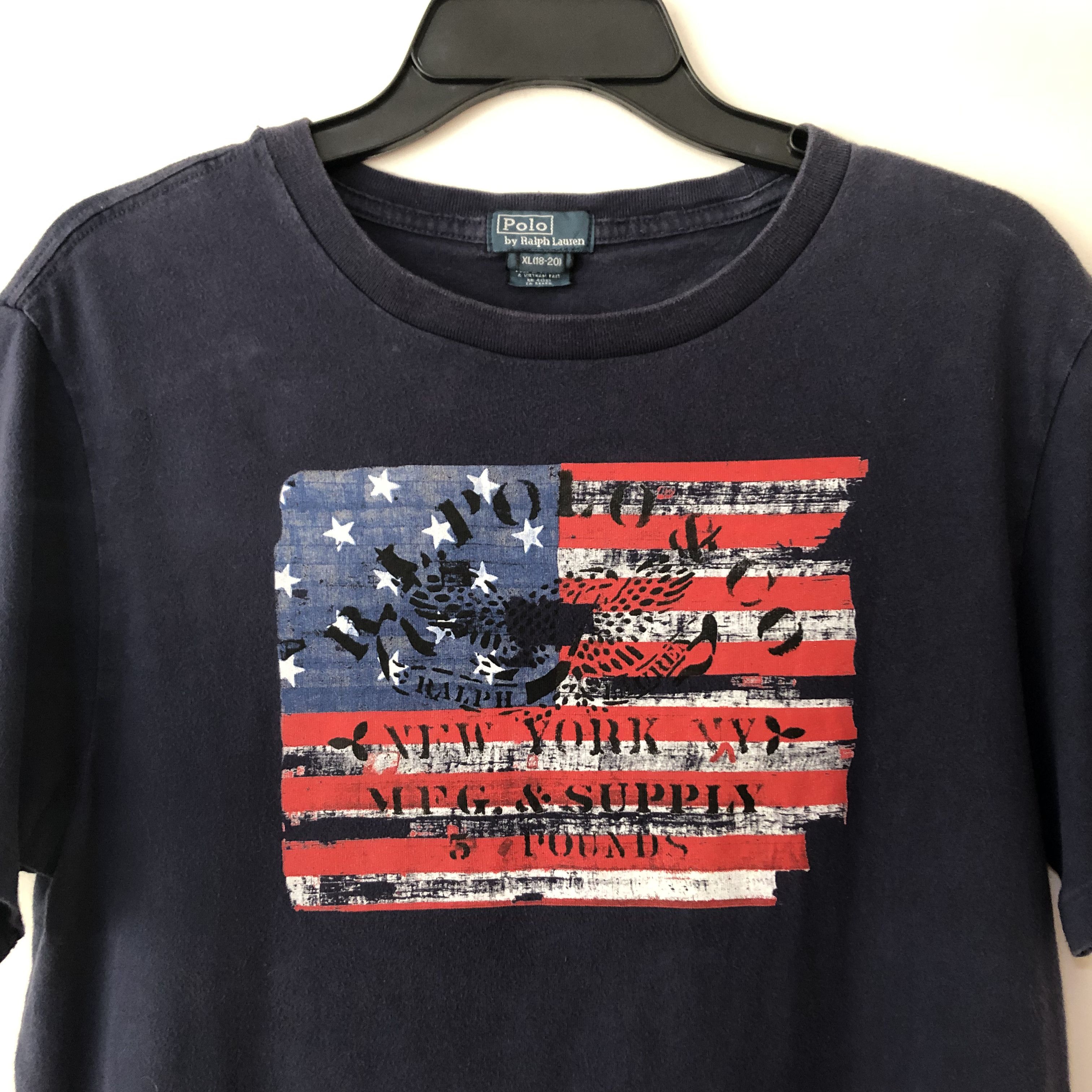Polo Ralph Lauren Vintage Polo Ralph Lauren Youth T-Shirt Size XL (18-20) Size US XL / EU 56 / 4 - 3 Thumbnail