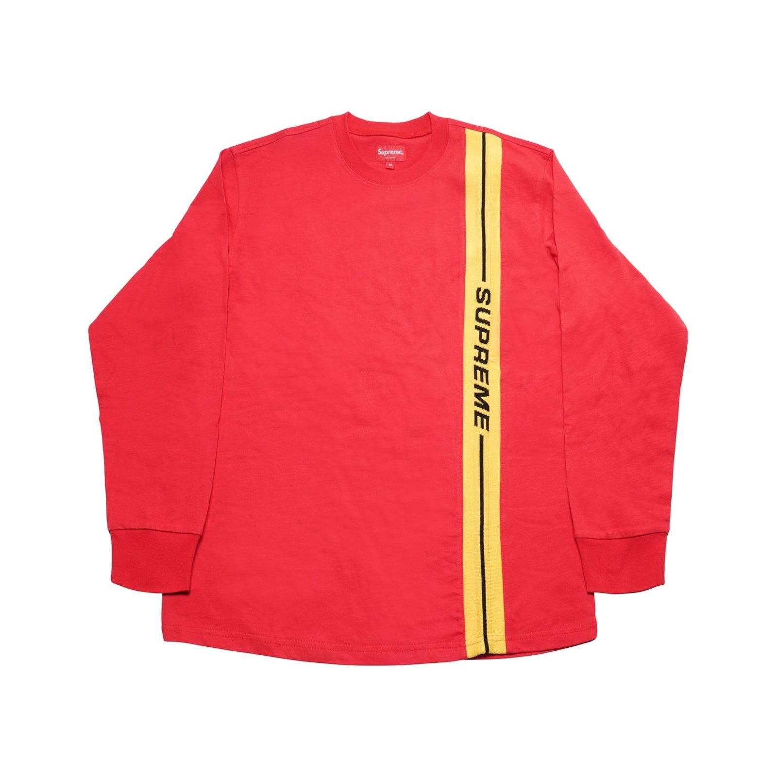 Supreme Supreme Vertical Logo Stripe Long Sleeve Tee Size US M / EU 48-50 / 2 - 1 Preview