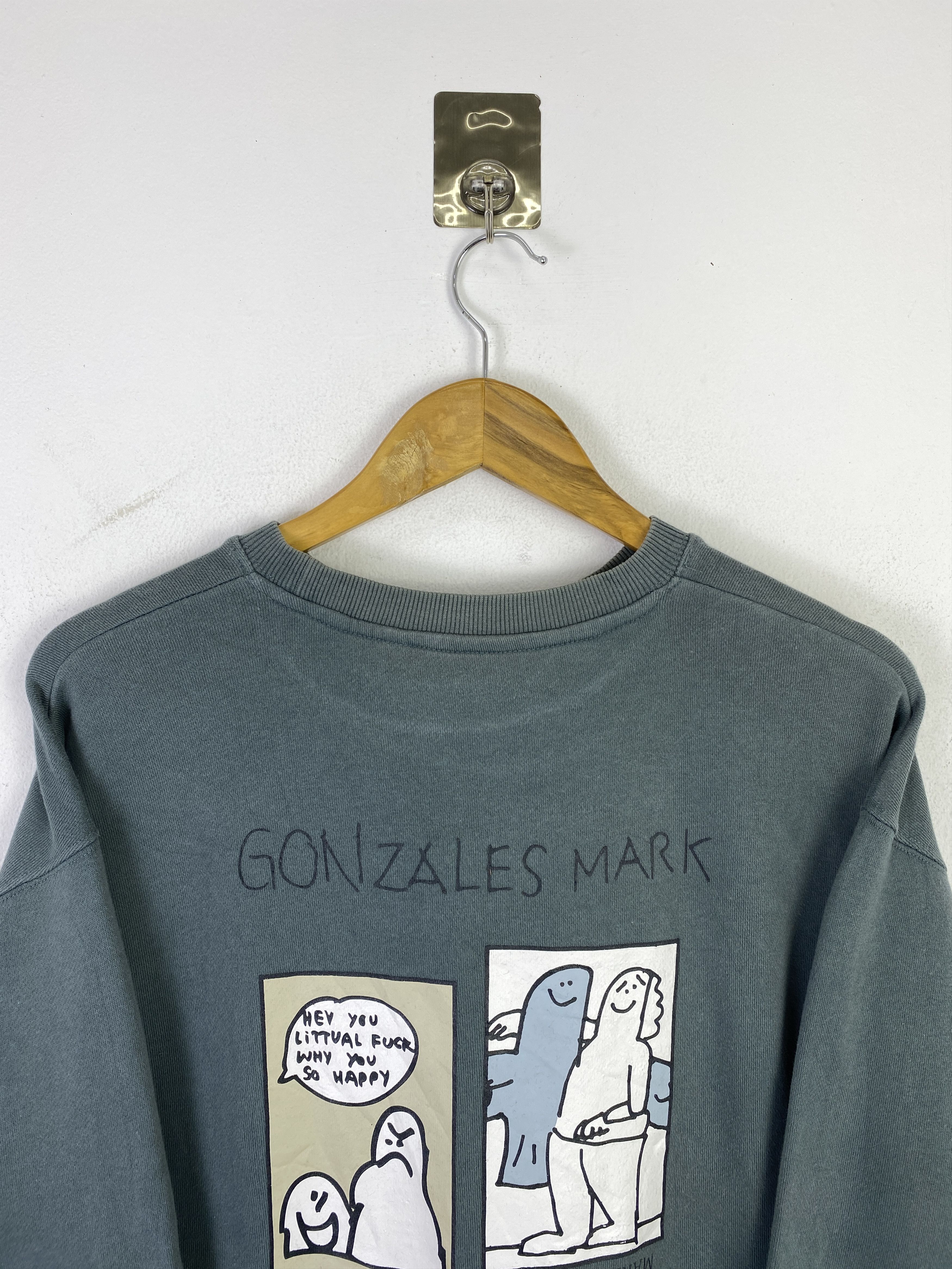 Other Vintage Mark Gonzales Backhit Crewneck Sweatshirt SH0357 Size US S / EU 44-46 / 1 - 2 Thumbnail