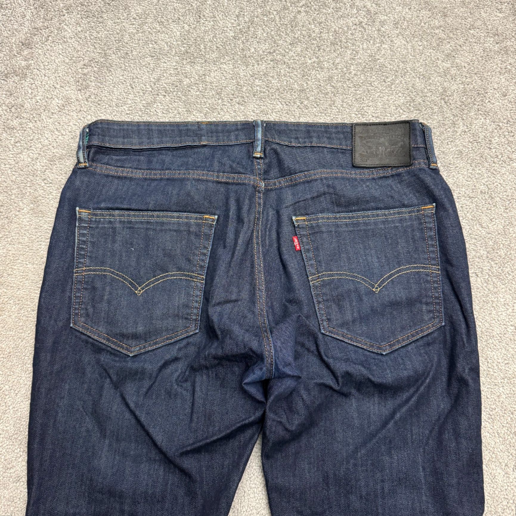 Levi's Levi's 511 Slim Stretch Denim Jeans Men 36x30 Blue Dark Wash Straight Leg Cotton Size US 36 / EU 52 - 5 Thumbnail